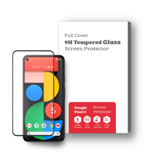 Google Pixel 5 9H Premium Full Face Tempered Glass Screen Protector [2 Pack]