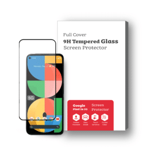 Google Pixel 5a 5G 9H Premium Full Face Tempered Glass Screen Protector [2 Pack]