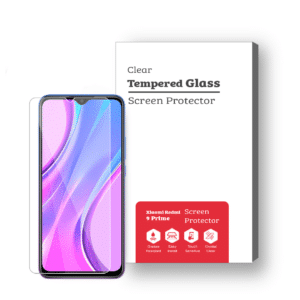 Xiaomi Redmi 9 Prime 9H Premium Tempered Glass Screen Protector [2 Packs]