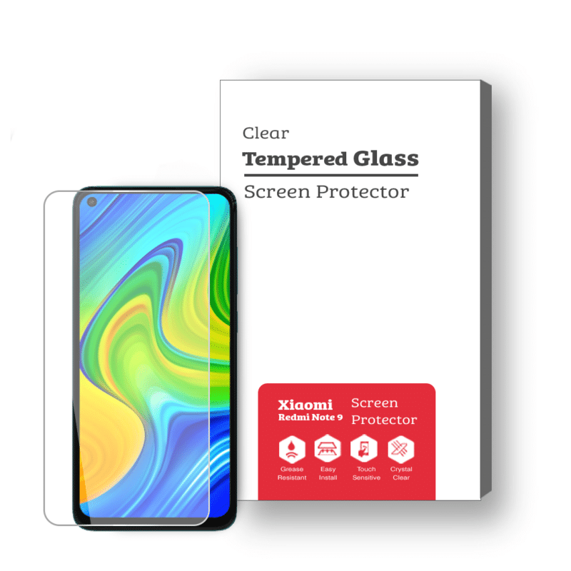 Xiaomi Redmi Note 9 9H Premium Tempered Glass Screen Protector [2 Pack]