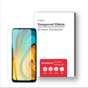 Realme C3 9H Premium Tempered Glass Screen Protector [2 Pack]