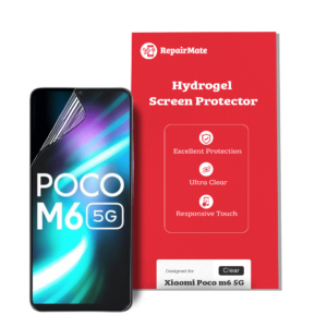 Xiaomi Poco M6 5G Compatible Hydrogel Screen Protector
