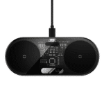 Digital LED Display Dual Wireless Charger With Digital Display 20W (WXSX010101)-Black