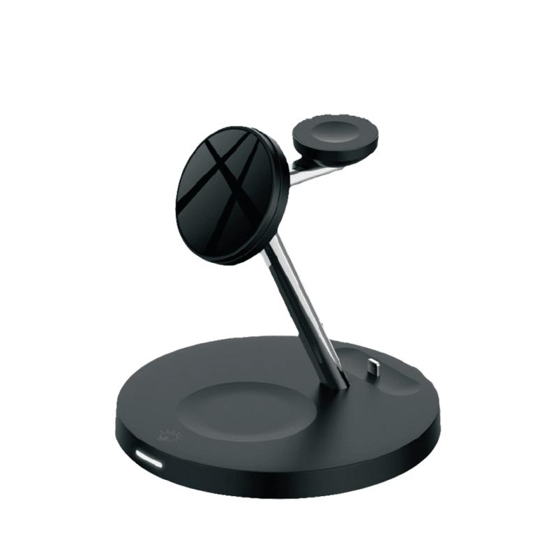 Multi Functions Wireless Charger With LED Ambient Light