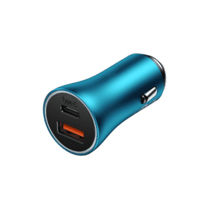 Dual Fast Charger: High-Power Car Charging with USB-C Support