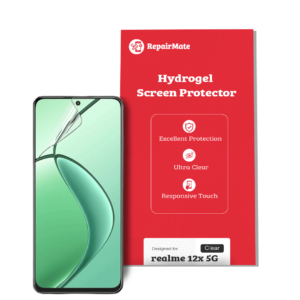Realme 12X 5G Compatible Hydrogel Screen Protector
